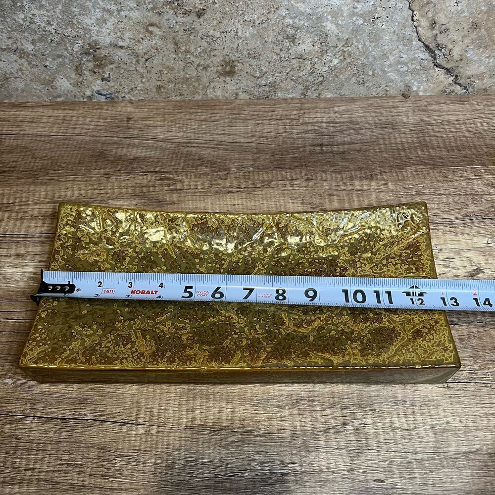 Decorative Tray - Medium Size Gold Tan Brown Home Decor Kitchen Bathroom Bedroom - Picture 3 of 8